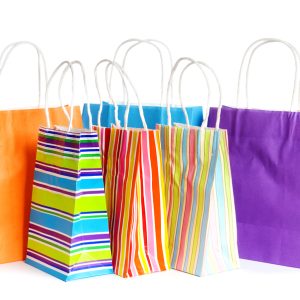 Shopping Bags Isolated On The White Background